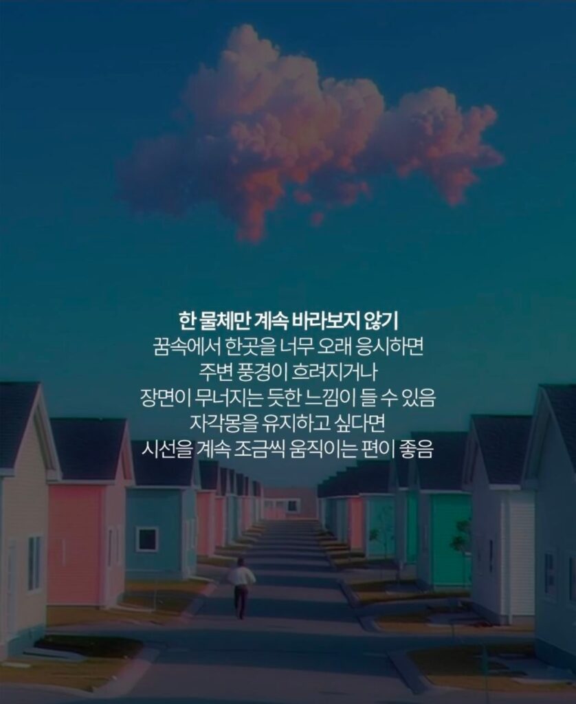 자각몽을 꿀 때 해선 안 되는 행동들.jpg