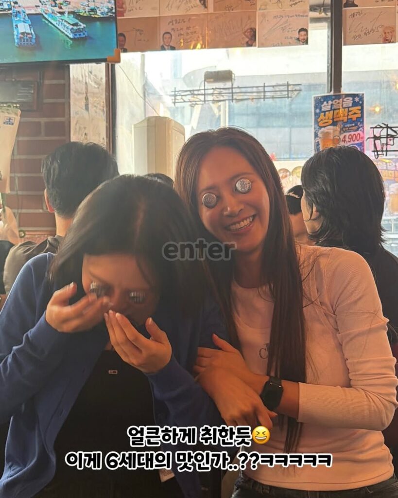데뷔 음방 끝나고 바로 낮술 때리러 간 6세대 여돌 논란