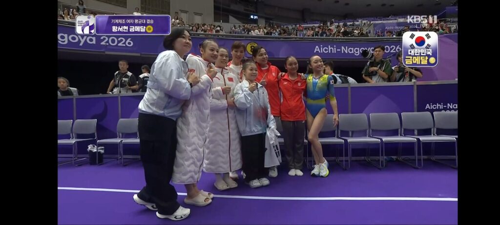 황서현, 133.8cm 키로 40년 만에 금메달 획득
