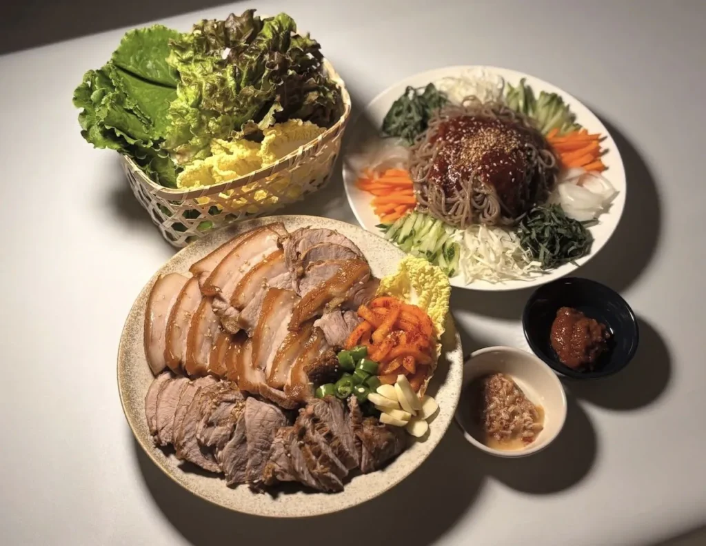 남편 위해 저녁 식사 준비하는 아내의 평상시 식단