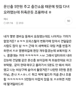 5만원으로 층간소음 해결한 후기