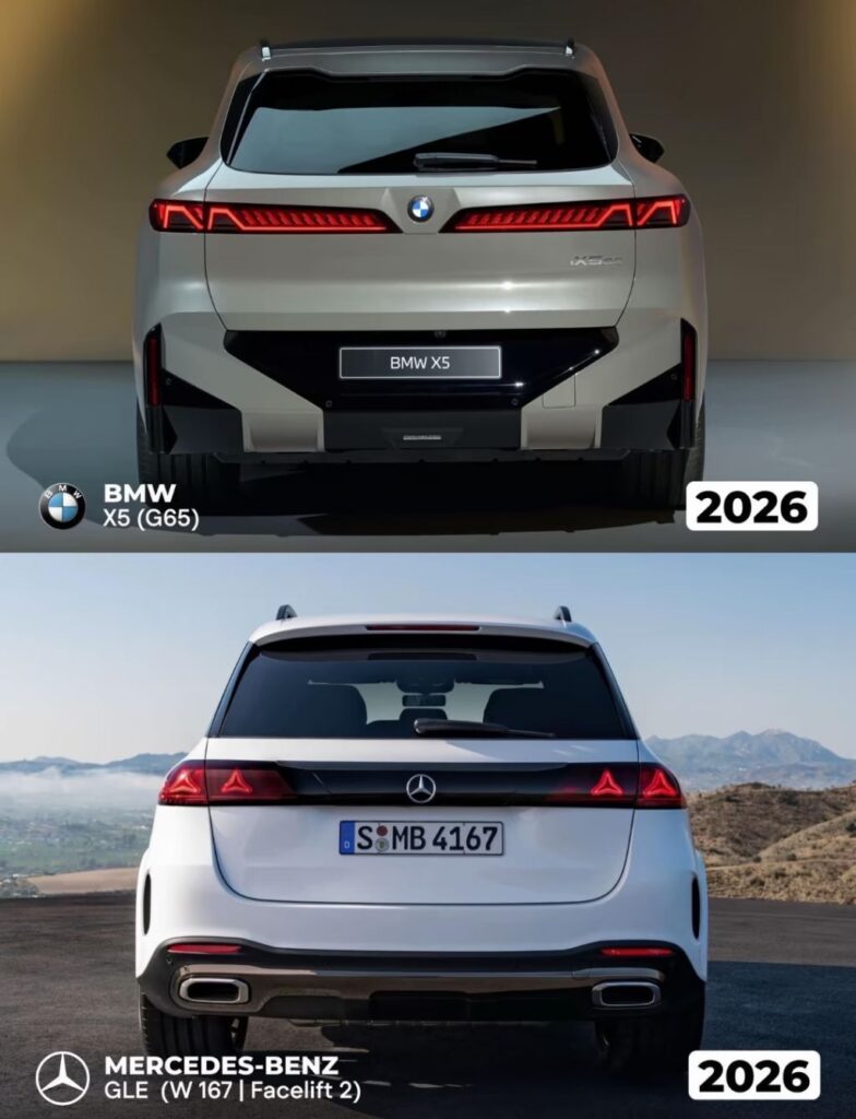 BMW X5와 벤츠 GLE 비교