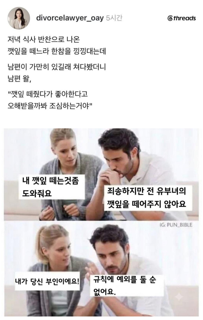 깻잎 논쟁에 대한 남편의 원칙.jpg