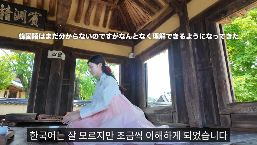 한복을 입고 싶었다는 일본여자..처음 가본 안동.jpg