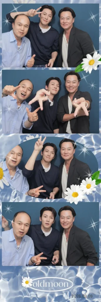 김광규, 지창욱, 이서진 네컷 사진