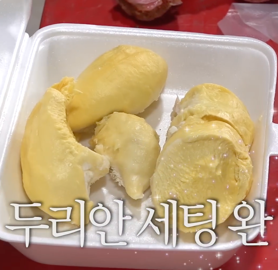 인생 첫 두리안 시식 후기