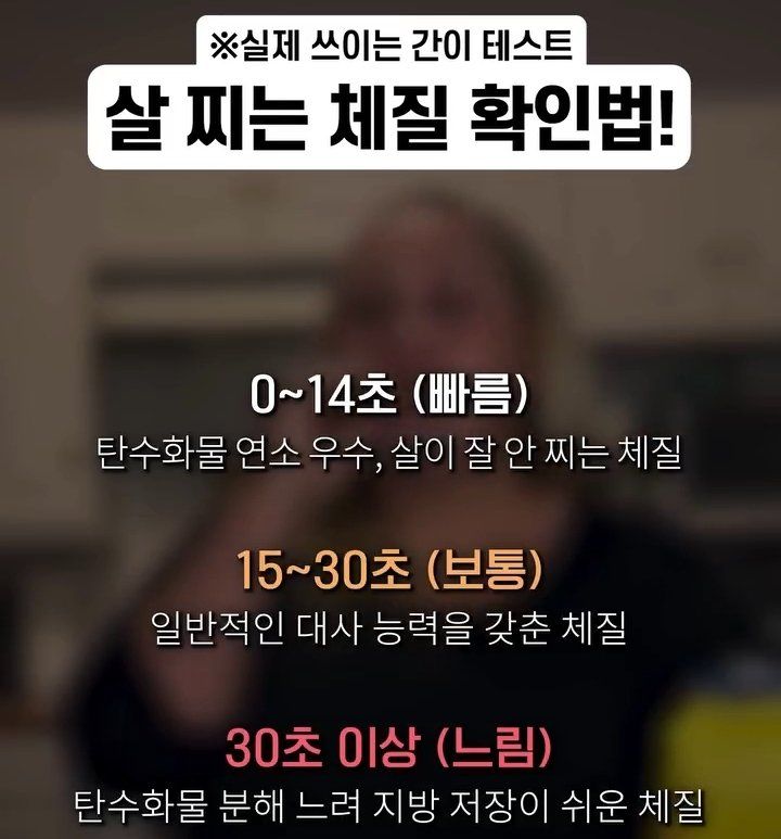 살찌는 체질 간단 판별법, '크래커 테스트'