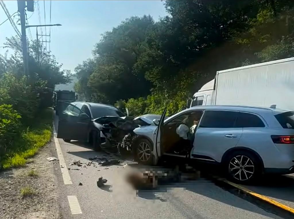 중앙선 침범 제보, 알고보니 본인도 넘어갔다