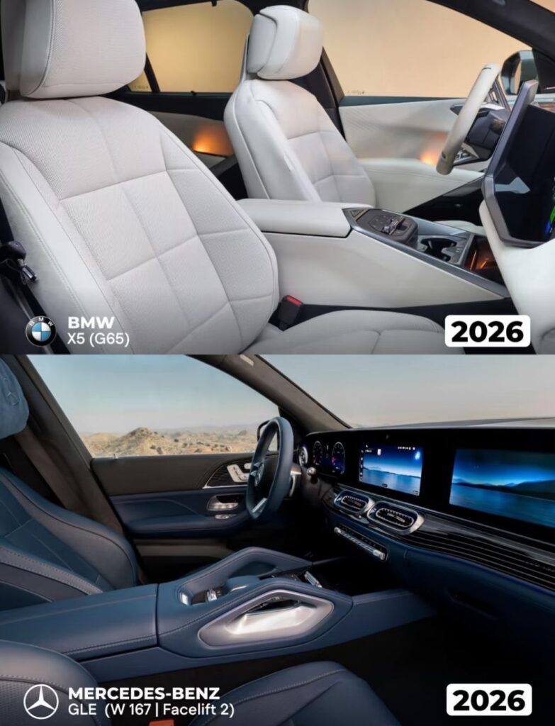 BMW X5와 벤츠 GLE 비교