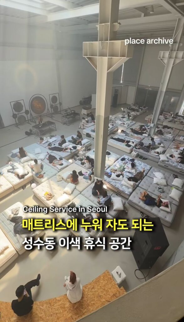 성수동에 있는 특별한 휴식처