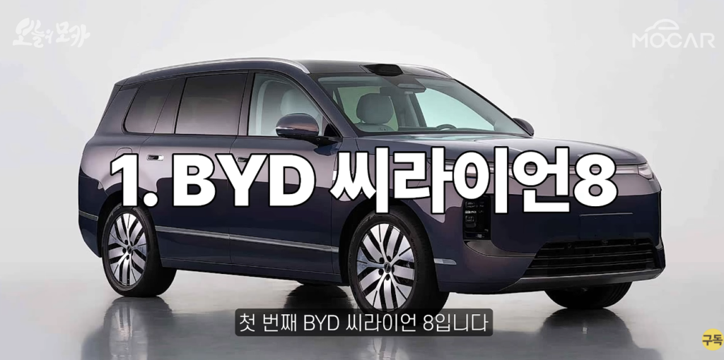 BYD 씨라이언8 제원, 기본 옵션