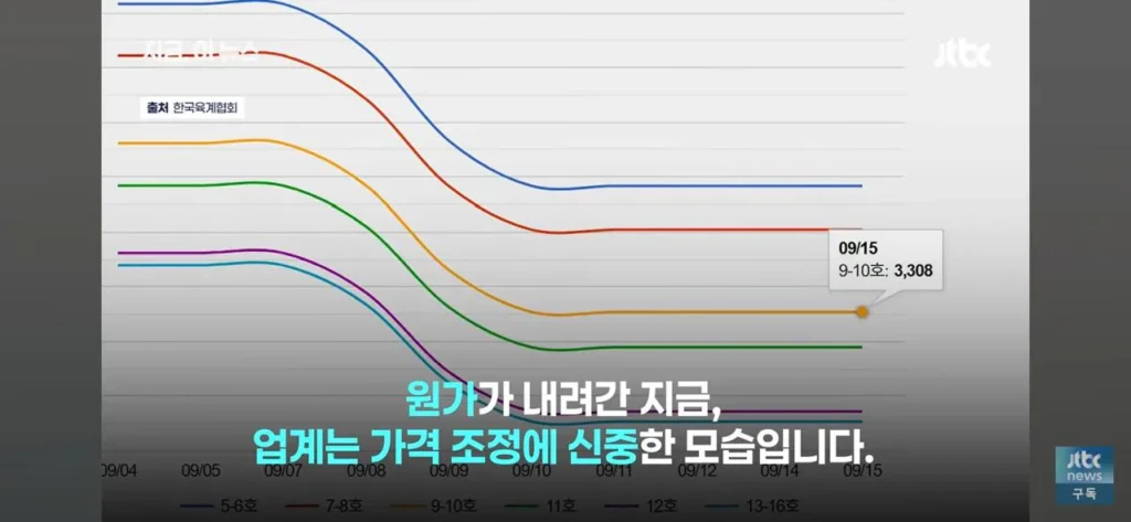 닭값 하락에 눈치 보는 치킨 업계 동향