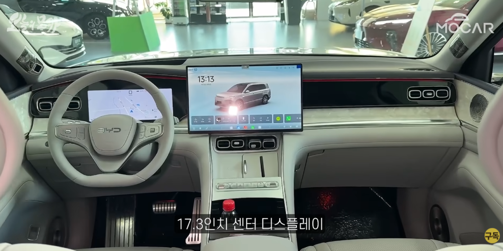 BYD 씨라이언8 제원, 기본 옵션