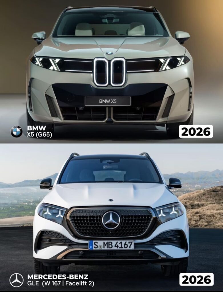 BMW X5와 벤츠 GLE 비교