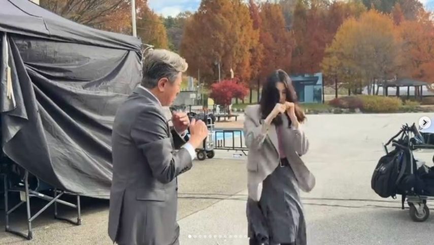 최민식, 한소희와 영화 촬영하며 가까워진 듯