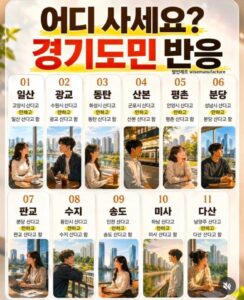 경기도민 반응 ㄷㄷ, 어디 사시나요?