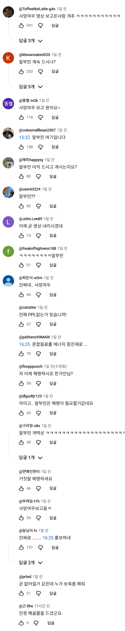 사망여우가 저격한 한가인 내돈내산영상정리