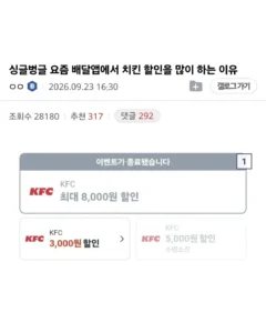 배달앱, 요즘 치킨 할인 잦은 까닭