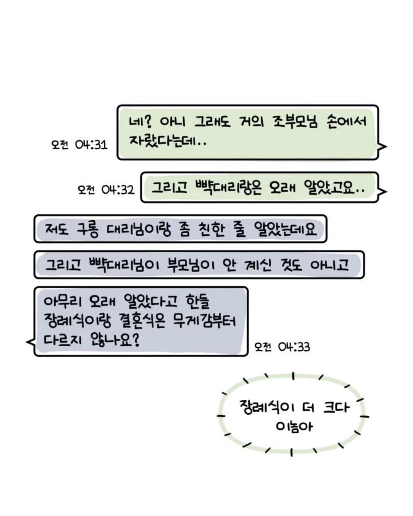 축의금 돌려달라는 회사 직원 썰.manhwa