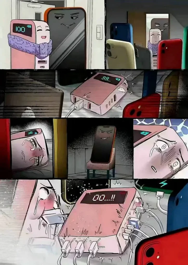 우리가 몰랐던 보조배터리의 인생.jpg