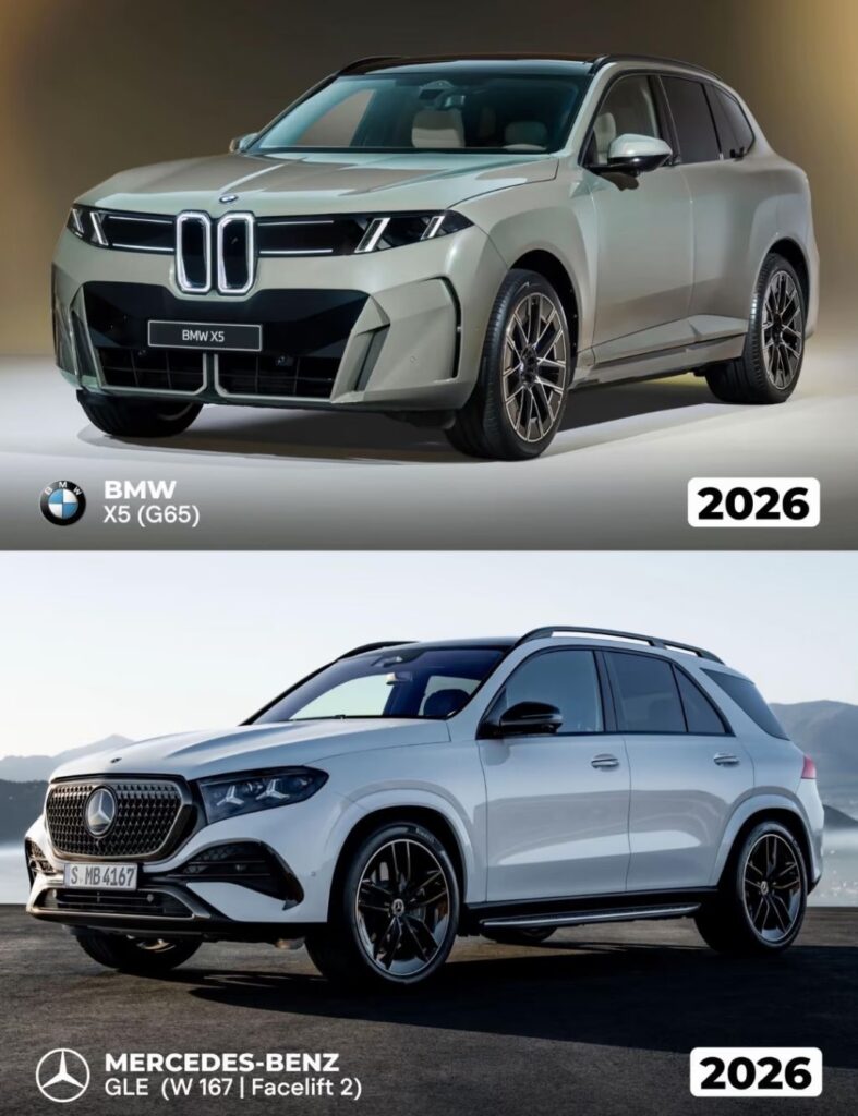 BMW X5와 벤츠 GLE 비교