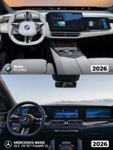 BMW X5와 벤츠 GLE 비교