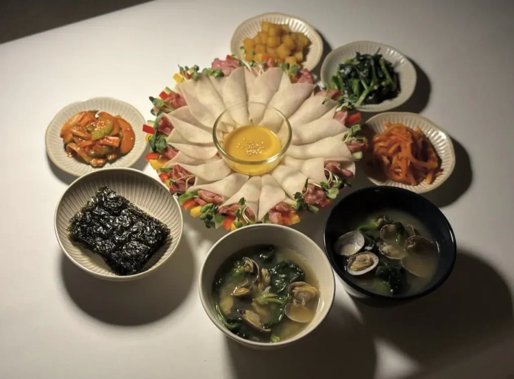 남편 위해 저녁 식사 준비하는 아내의 평상시 식단