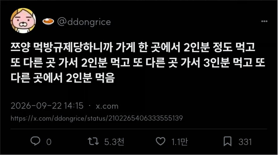 쯔양, 대식 콘텐츠 제약 후 전략 변경