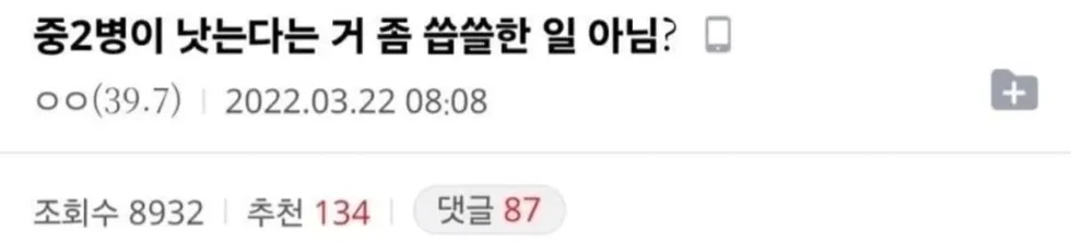 중2병, 낫는다는 것이 씁쓸한 일 아닐까? (디시)