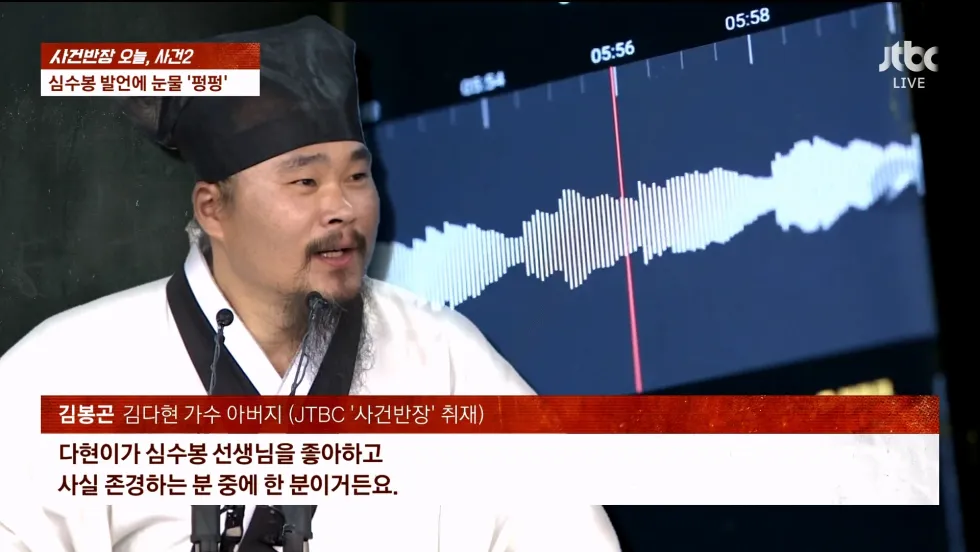 사건반장에서 취재한 심수봉, 김다현 관련 사건