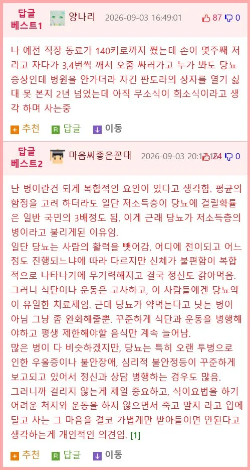 서울대 의사가 밝힌 당뇨병 환자들의 흔한 특징