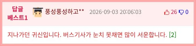 버스 기사, 비명 지르게 된 사연