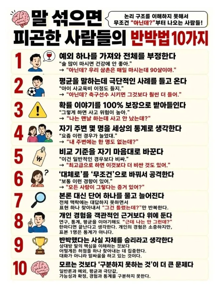 주변인 피곤하게 만드는 사람 특징