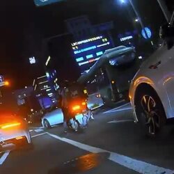 어제 건대입구역 사거리 발생한 사고