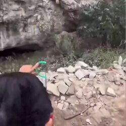 우솝, 대륙급 에임 실력 선보여.gif