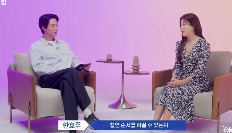 무빙'에서 고등학생 아이 엄마를 연기하는게 부담됐다는 한효주.jpg