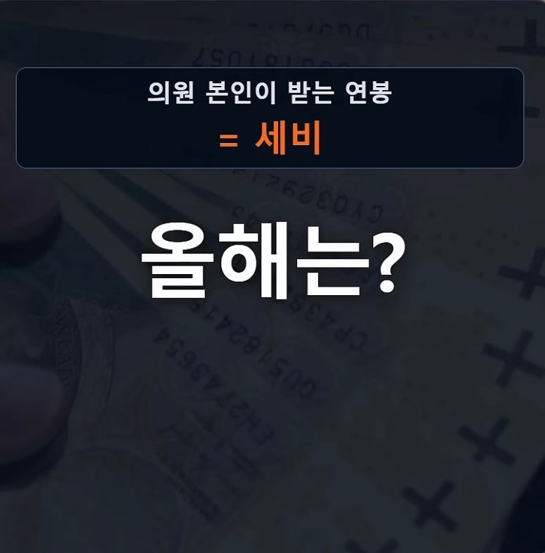 나라별 국회의원 • 1명에게 드는 돈