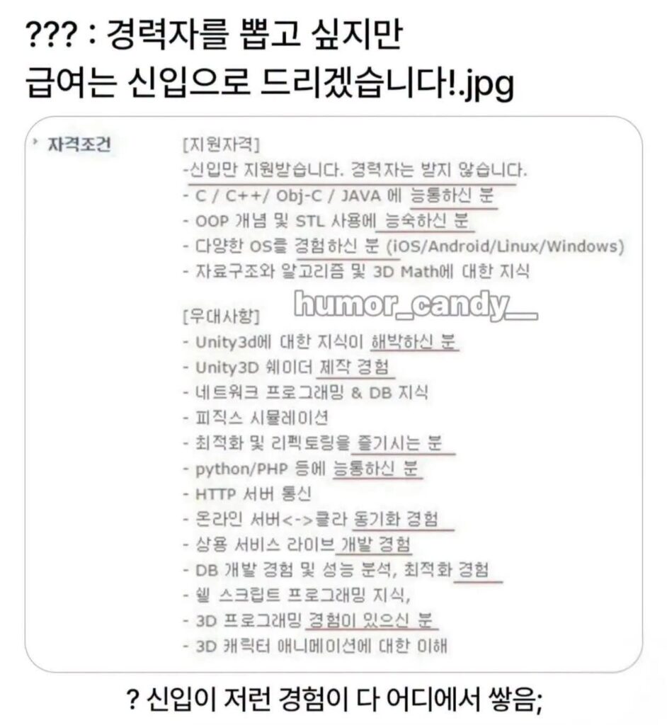 신입만 받습니다. 경력자는 받지 않습니다..jpg