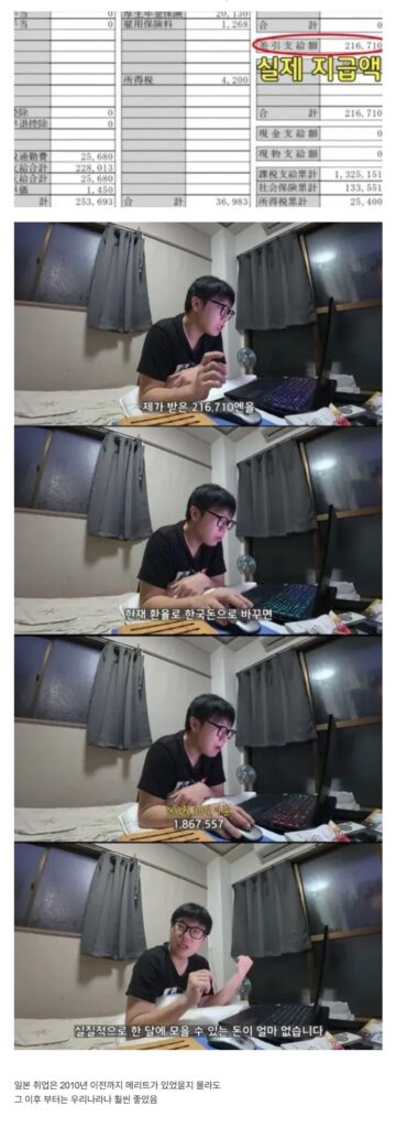 일본으로 취업한 청년들 근황