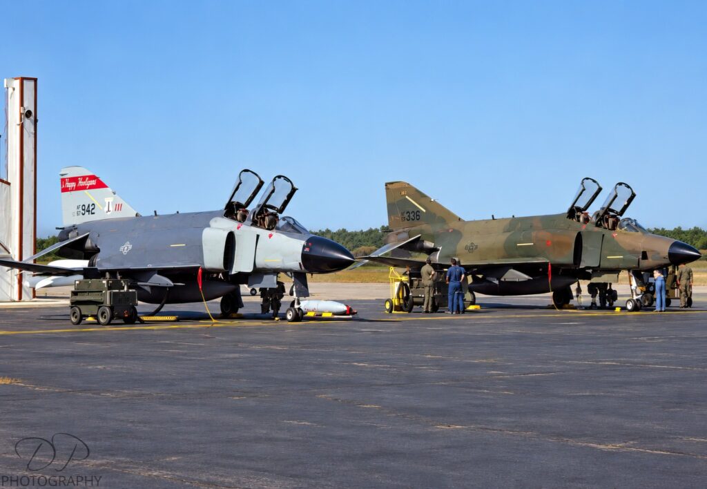 F-4 팬텀 전투기의 위용