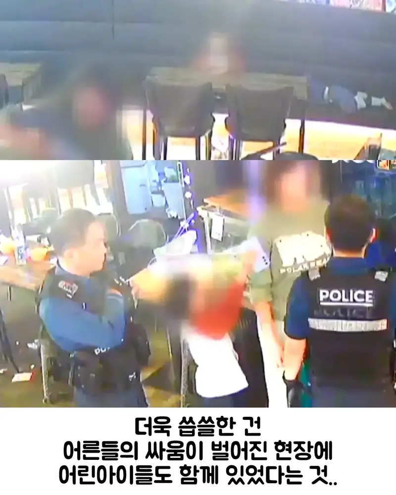 치킨집 사장 폭행한 만취아줌마