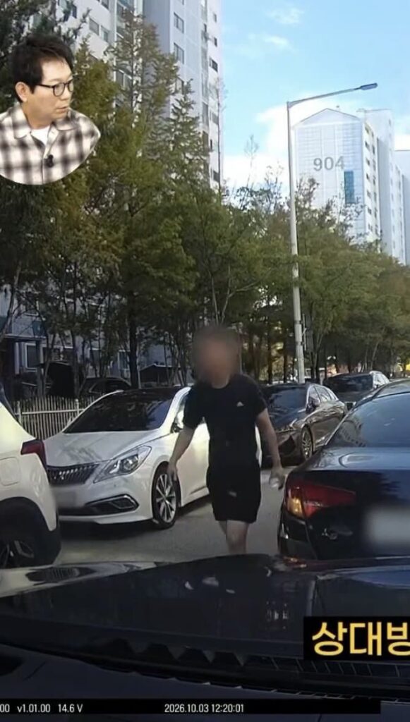 정중하게 맞짱을 신청하는 운전자