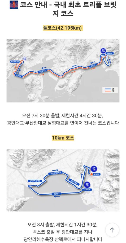 역대급 코스 같다는 부산 마라톤