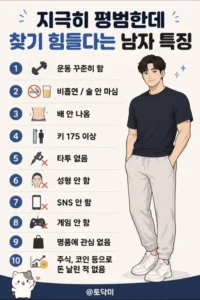 여자들이 현실적으로 원하는데 유니콘급이라는 남자
