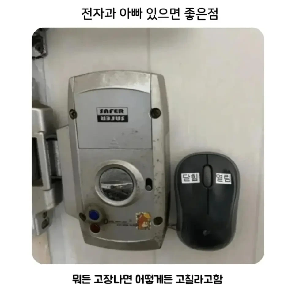 전자과 아빠 있으면 좋은점