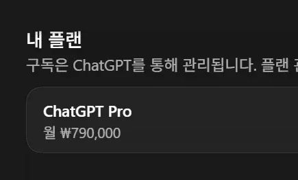 ChatGPT 가격인상