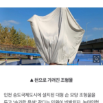 2억 들였는데 “손가락 욕 같다”…천 뒤집어쓰자 호소글