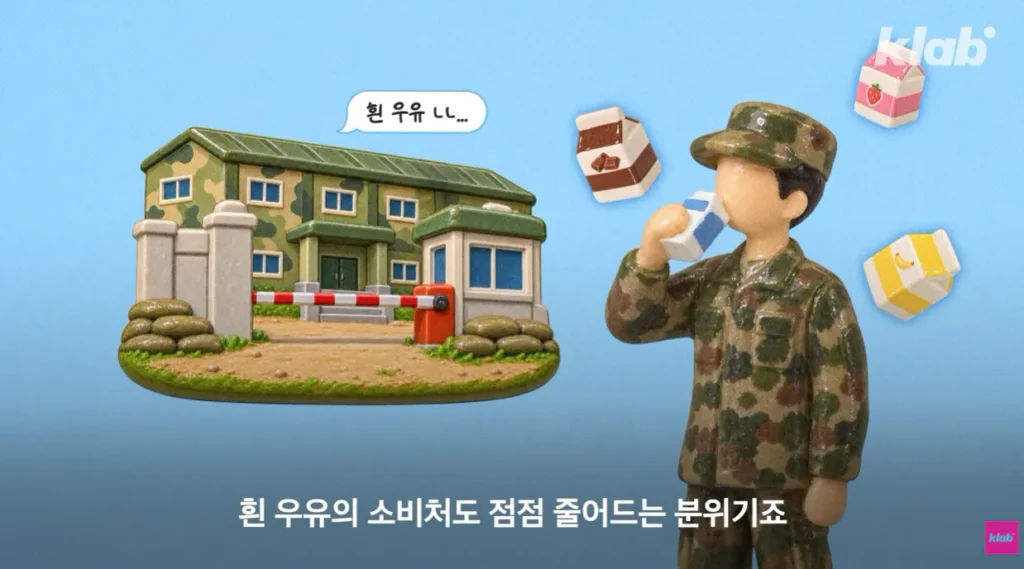 40년만에 최저수준을 찍었다는 우유 소비.news