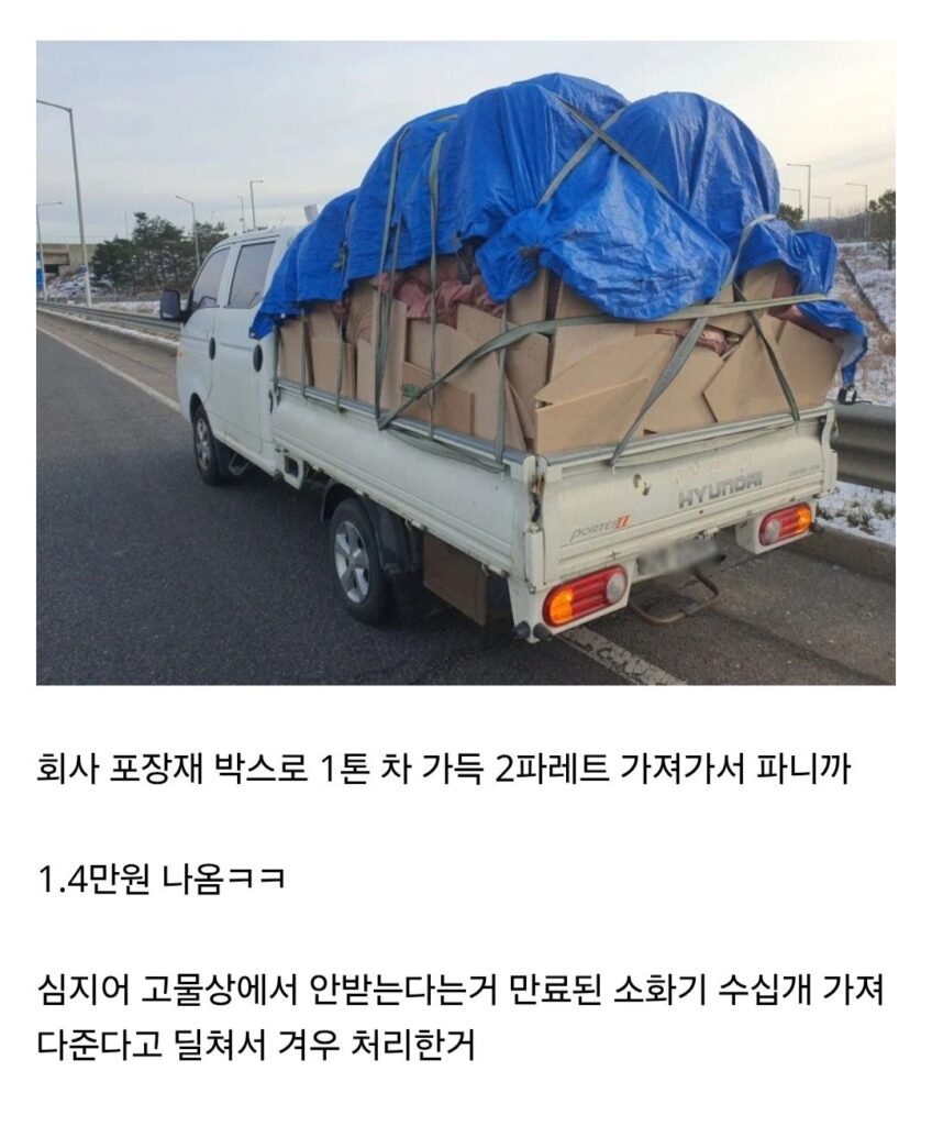 폐지 줍기 근황.jpg