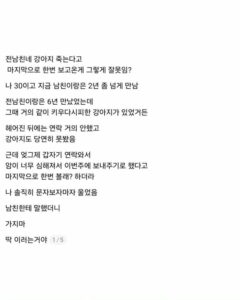 전남친네 강아지 죽는다고 마지막으로 한번 보고온게 그렇게 잘못임?.jpg